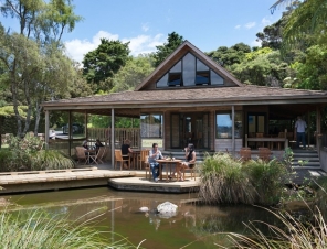 The cafe at the Waitangi Treaty House in New Zealand